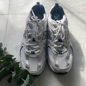 New Balance 530 White Silver Navy